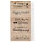 6 Pack: Holidays Wood Stamp Set by Recollections™